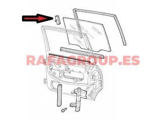 7775575 - Guía cristal ventanilla puerta